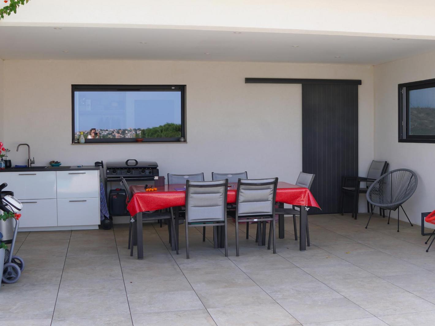Terrasse couverte